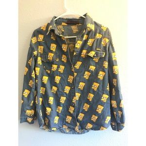 Denim Bart Button Down